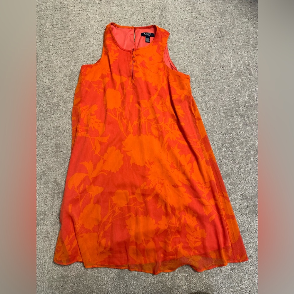 Chaps tank shift dress